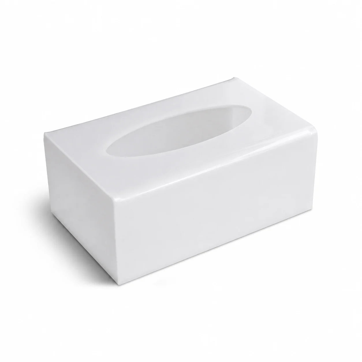 Porta-Máscaras de Acrílico Personalizado em acrílico branco
