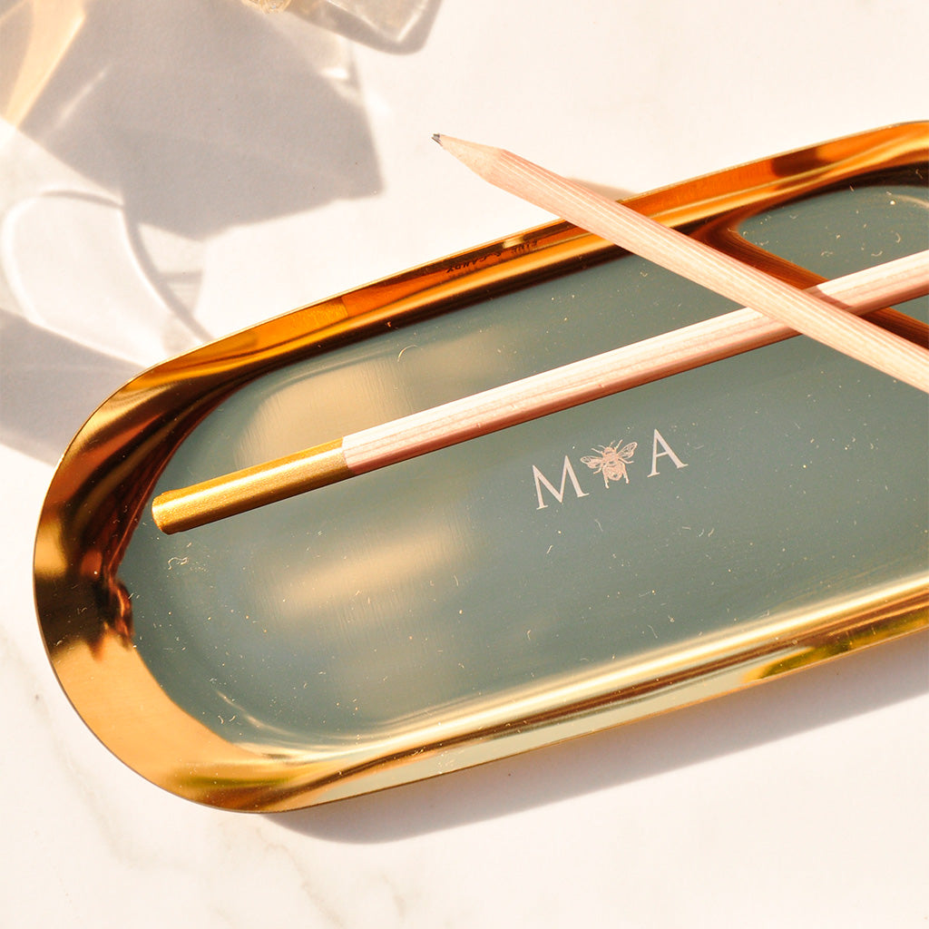 Bandeja Oval Gold Personalizada