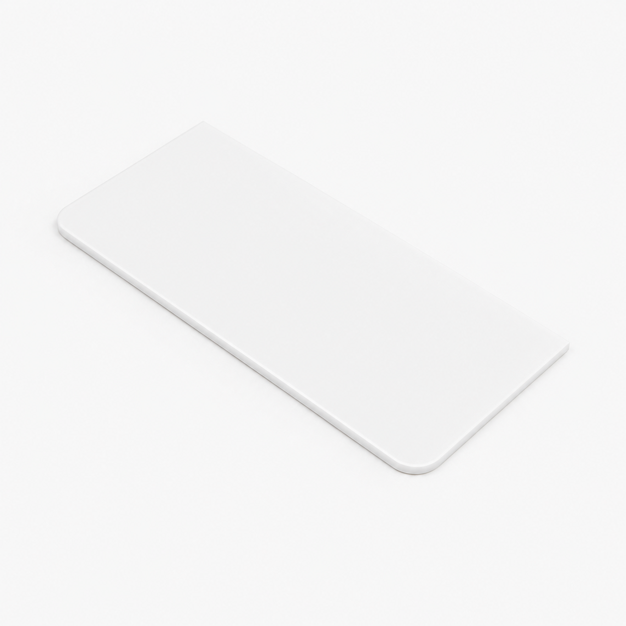 Espátula de bolo em acrílico personalizada em acrílico branco