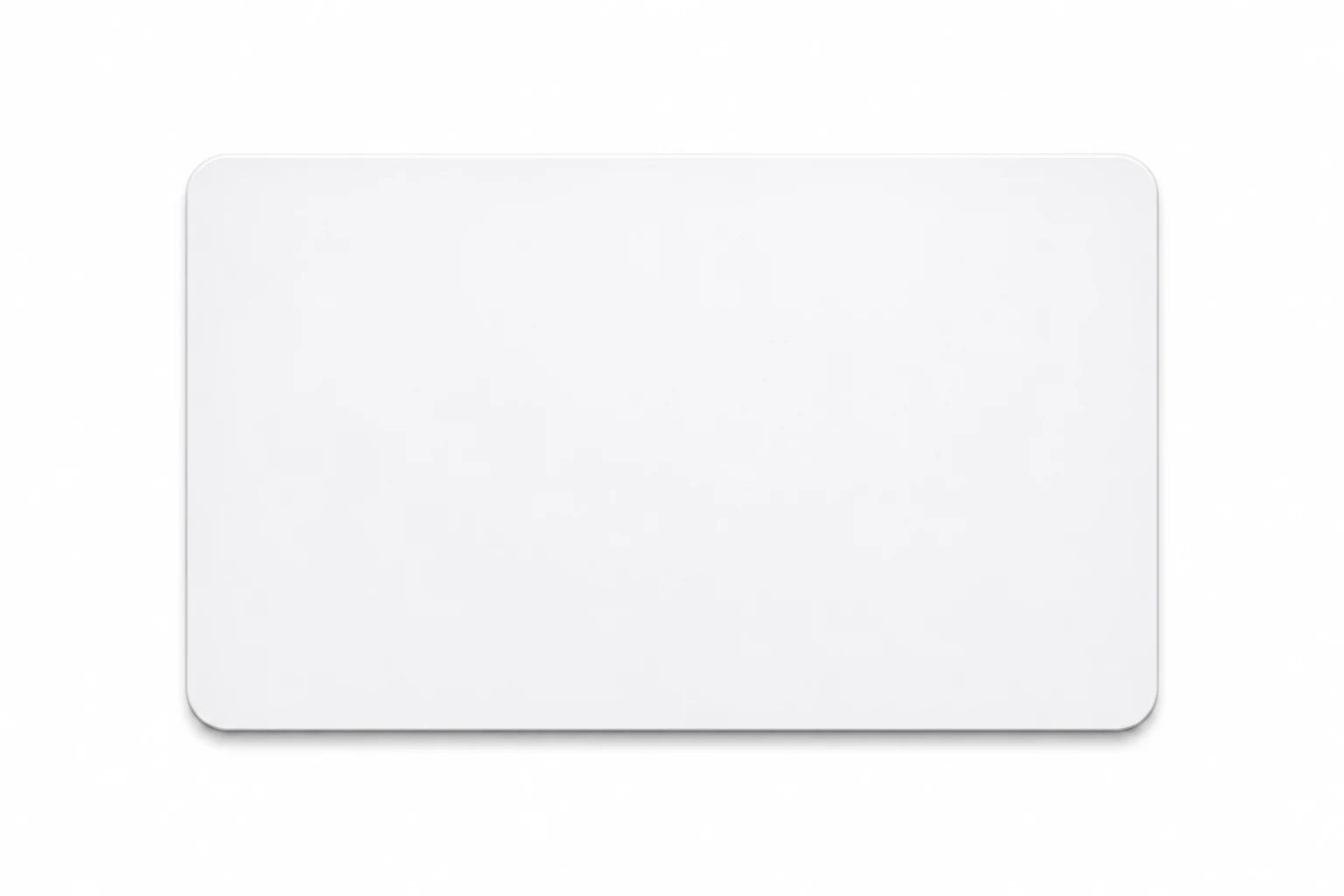 Prévia da personalização em acrílico branco