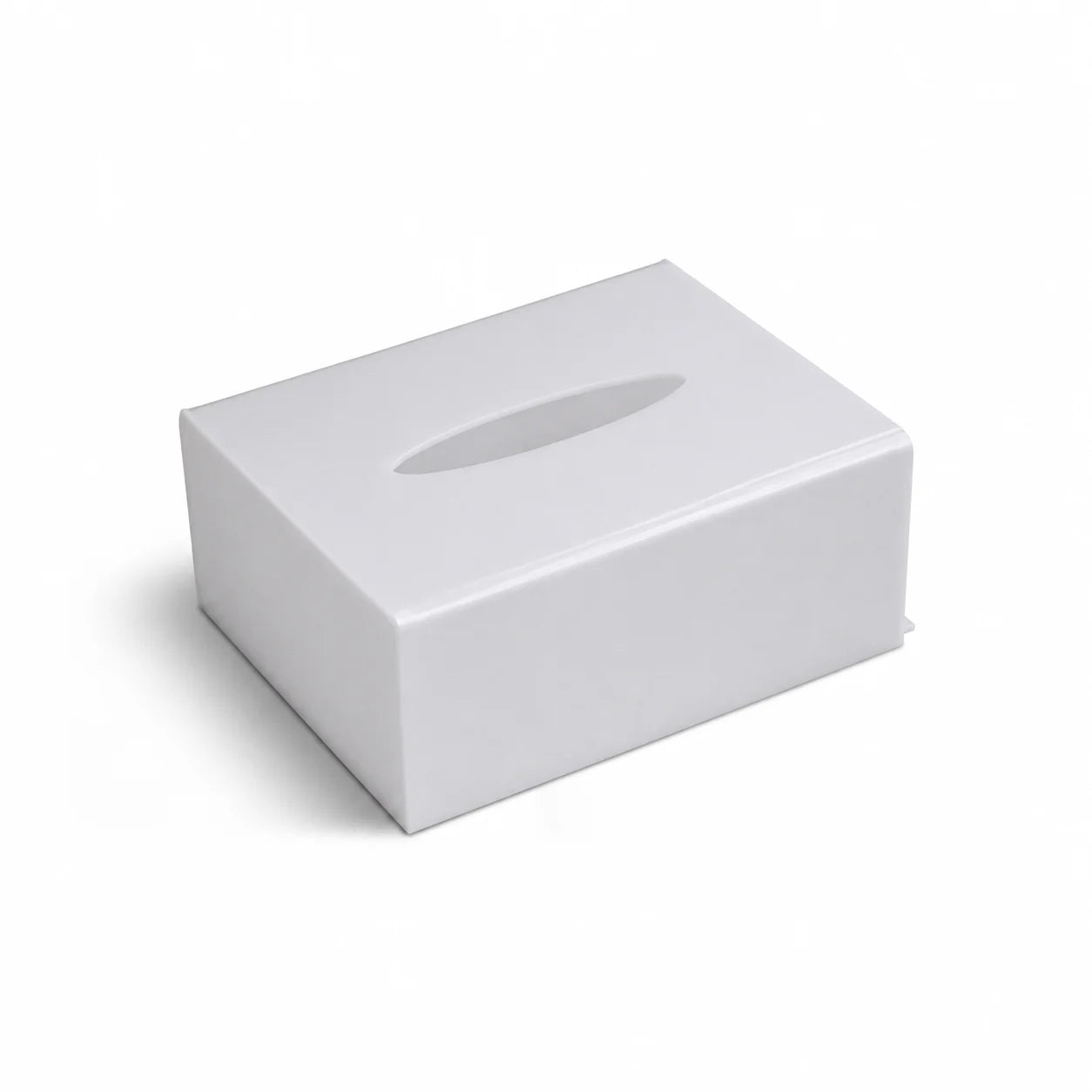 Porta-Lenços de Acrílico Personalizado em acrílico branco